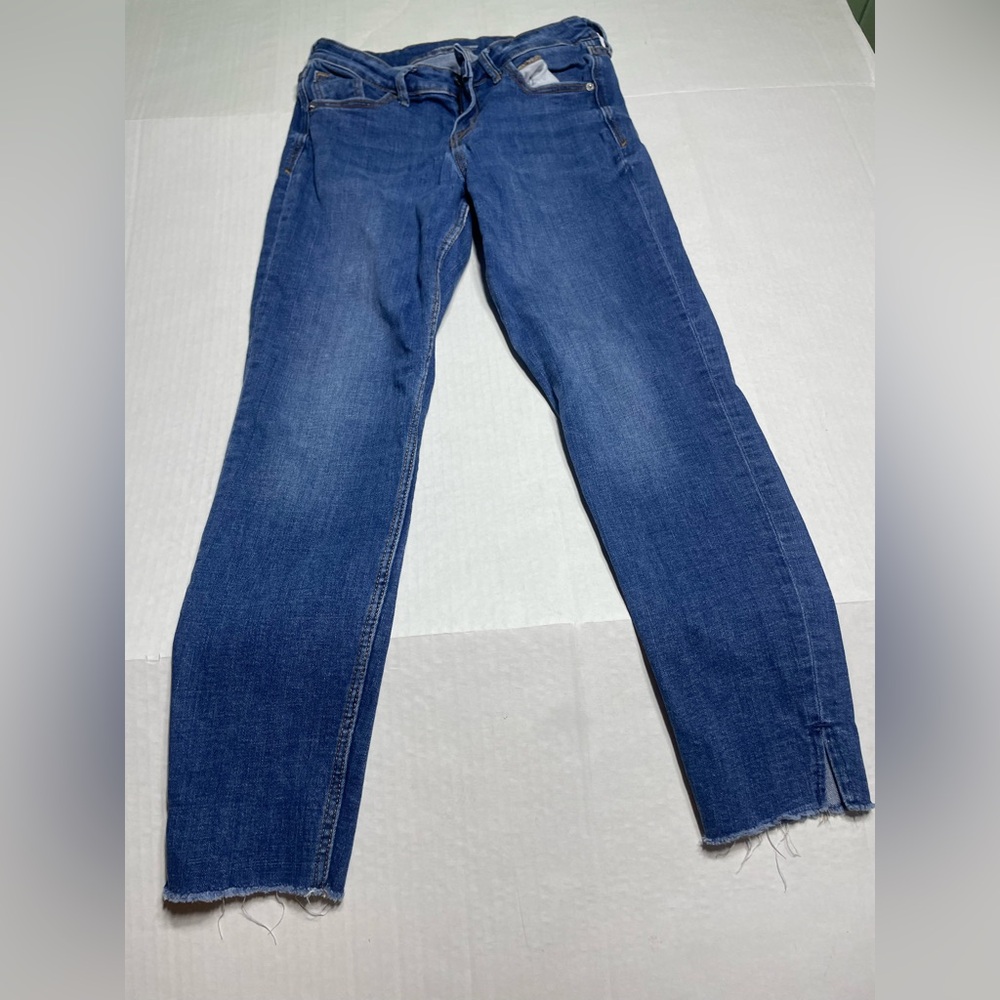 Old Navy Womens Jeans Size 2 High Rise Straight Blue Denim Medium Wash‎